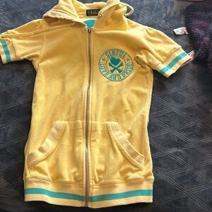 Sinful brand shirt sleeves hoodie